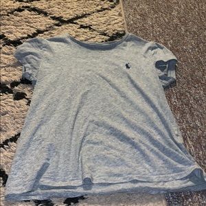 Gray woman’s Polo shirt